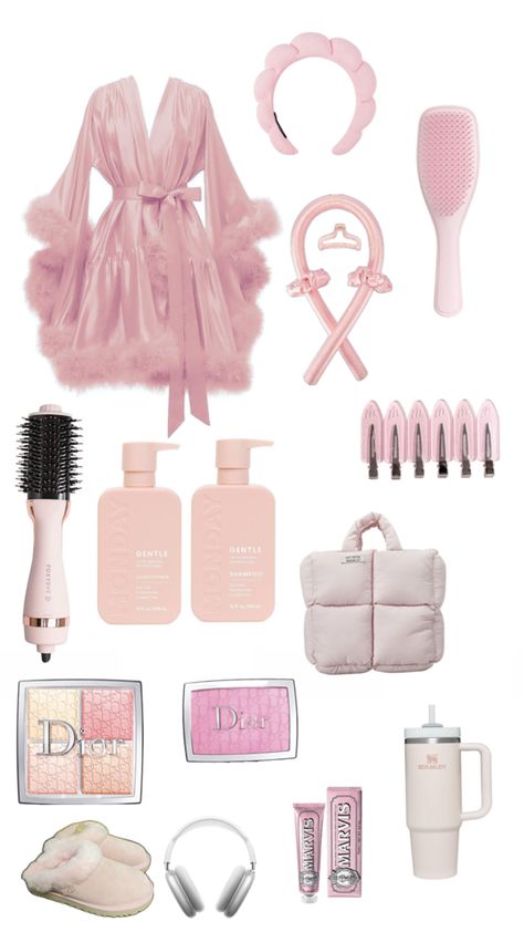 Pink Color Outfits, Pink Outfits Aesthetic, Pink Princess Aesthetic, Girly Christmas Gifts, Color Outfits, Pink Lifestyle, Aesthetic Outfit Ideas, Cute Lazy Day Outfits, Pretty Skin