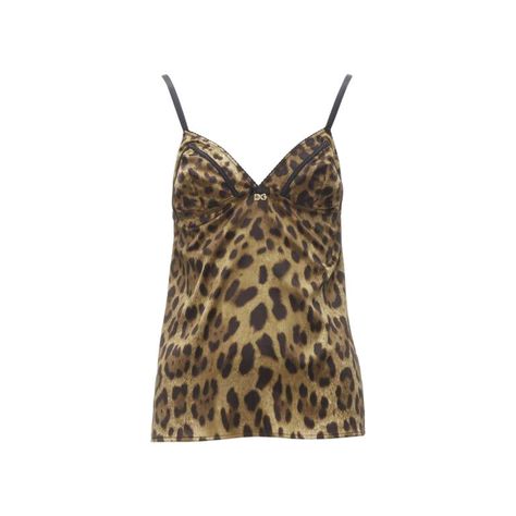 DOLCE GABBANA Vintage Y2K gold DG charm leopard camisole tank top L Reference: TGAS/C01250 Brand: Dolce Gabbana Designer: Domenico Dolce and Stefano Gabbana Collection: Underwear line Material: Polyester, Blend Color: Brown Pattern: Leopard Extra Details: Gold-tone DG charm with black bow at bust. Adjustable shoulder straps. Made in: Italy CONDITION: Condition: Excellent, this item was pre-owned and is in excellent condition. SIZING Designer size: L Size reference: US8 / UK12 / IT44 / FR40 / M-L Dolce And Gabbana Top, Ysl Clothes, Versace 2020, Vintage Dolce And Gabbana, Barbie Closet, Leopard Print Shirt, Stefano Gabbana, Donatella Versace, Brown Pattern