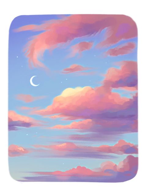 Digital Art Person, Art Person, Painting Clouds, الفن الرقمي, Clouds Sunset, Cloud Art, Cloud Drawing, Digital Painting Tutorials, Cloud Painting