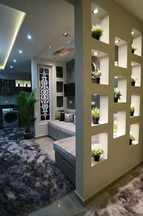 Partition Wall Design Ideas, Partition Wall Design, Bathroom Designs Ideas, Arch Designs For Hall, Modern Partition Walls, Room Partition Wall, Wall Partition Design, Wall Design Ideas, Open Concept Living Room