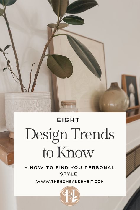 As a new homeowner and interior decorating student, I'm diving into 2024's top design trends to help you find your personal home decor style. I'll share my personal experience and education as I explore 8 key trends shaping the year. Read the blog to discover what’s next in home design! #DesignTrends #2024Trends #InteriorDesign #HomeDecor Home Decor 2024 Trends, Home Decor Trends 2024, 2024 Home Trends, 2024 Home Decor Trends, 2024 Design Trends, 2024 Design, Earthy Color Palette, Modern Vintage Home, Minimalist Home Decor