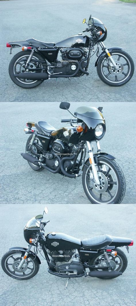 1977 Harley-Davidson Sportster XLCR Café Racer Sportster Cafe Racer, Van Nuys California, Flat Track Racing, Track Racing, Moto Cross, Van Nuys, Harley Davidson Sportster, Stop Light, Cafe Racers