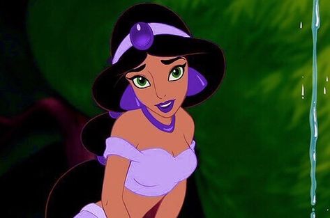 Purple Jasmine💜💜 Jasmin From Alladin, Aladdin Live Action Jasmine, Princess Jasmine 2019, Jasmine Aladdin 2019, Historically Accurate Disney Princesses Jasmine, Princess Jasmine, Happiest Place On Earth, Aphrodite, Happy Places