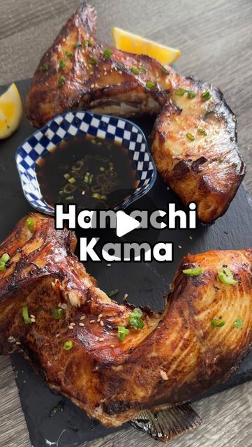 4,440 likes, 133 comments - thetastebud on February 21, 2024: "One of my favorite dishes to order from a Japanese restaurant is Hamachi Kama or broiled yellowtail collar. The neck area is the fattiest...". Yellowtail Collar Recipe, Hamachi Kama, Air Fry, Japanese Restaurant, Sushi Rolls, Sesame Oil, The Fish, Fish And Seafood, Soy Sauce