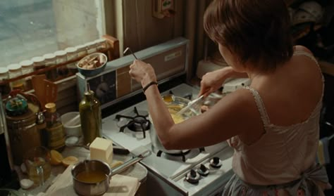 Julie And Julia, Breakfast Shot, Cooking Movies, Shot Film, Food Film, Cinematic Shots, Nora Ephron, Film Shots, Girl Cooking