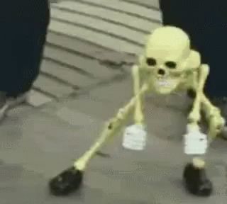 Dance Weekend Vibe GIF - Dance WeekendVibe Mood - Discover & Share GIFs Animated Gif, Skeleton, Gif, Black