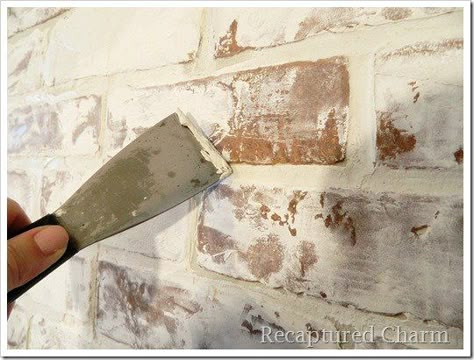 Hometalk German Smear Brick, German Smear, Faux Brick Panels, White Wash Brick, Faux Brick Walls, Brick Paneling, Brick Veneer, Faux Brick, Fireplace Remodel