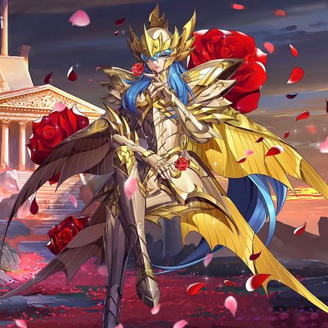 Pisces Aphrodite Divine / God cloth || Saint Seiya Awakening (SSKOTZ) Pisces Aphrodite, Male Art Men, Knights Of The Zodiac, Character Template, Dreamy Artwork, Batman Vs Superman, Batman Vs, Art Generator, Japan Art