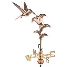 Weathervanes - Outdoor Decor - The Home Depot Interior Portfolio, Star Centerpieces, Copper Interior, Hummingbird Gifts, Garden Poles, Termite Control, Copper Roof, Hummingbird Garden, Weather Vanes