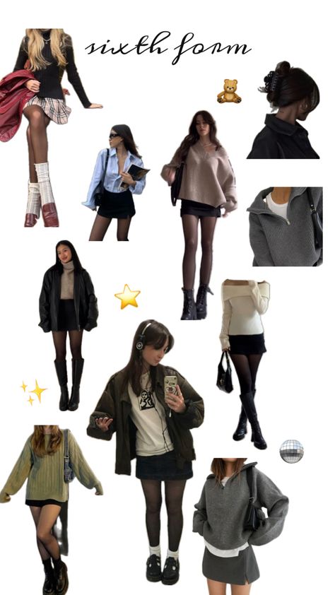 6form Outfits Uk, Outfit Ideas For Sixth Form, Outfits For Sixth Form, Smart Sixth Form Outfits, Winter Sixth Form Outfits, Sixth Form Fits, Six Form Outfits, 6th Form Outfits Uk, Sixth Form Aesthetic