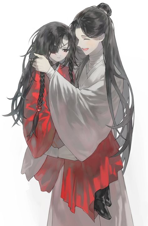 Xie lian & Hua cheng - Heaven official's blessing #TGCF #天官赐福 | lifefor2ha Bottom Hua Cheng, Xie Lian Hua Cheng, Heaven Official's Blessing, Hua Cheng, Flowers For You, Heaven's Official Blessing, Fairy Art, Baby Life, Ship Art