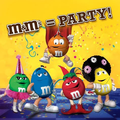 M And Ms, Happy Birthday Clip Art, M&m's Chocolate, M&m Characters, M M Candy, Birthday Clips, M And M, Twin First Birthday, Chocolate Party