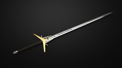 ArtStation - Claymore Concept Fantasy Claymore, Armory Room, Magic Items, Cool Swords, Sharp Objects, Cinematic Photography, Knife Making, The Witcher, Self Defense