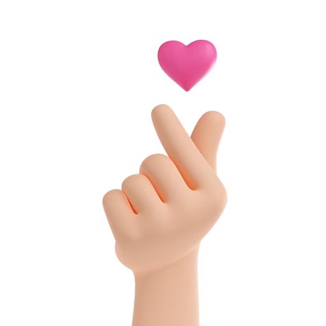 Free Photo | 3d render korean finger heart symbol i love you Korean Finger Heart, Finger Heart, 3d Hand, Heart Symbol, Heart Hands, 3d Render, Free Photo, Free Photos, I Love You