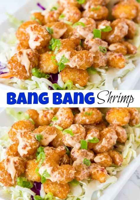 Crispy Fried Shrimp, Bang Bang Shrimp Recipe, Gluten Free Puff Pastry, Breaded Shrimp, Bang Bang Shrimp, Shrimp Appetizers, Best Seafood Recipes, Easy Seafood, Fried Shrimp