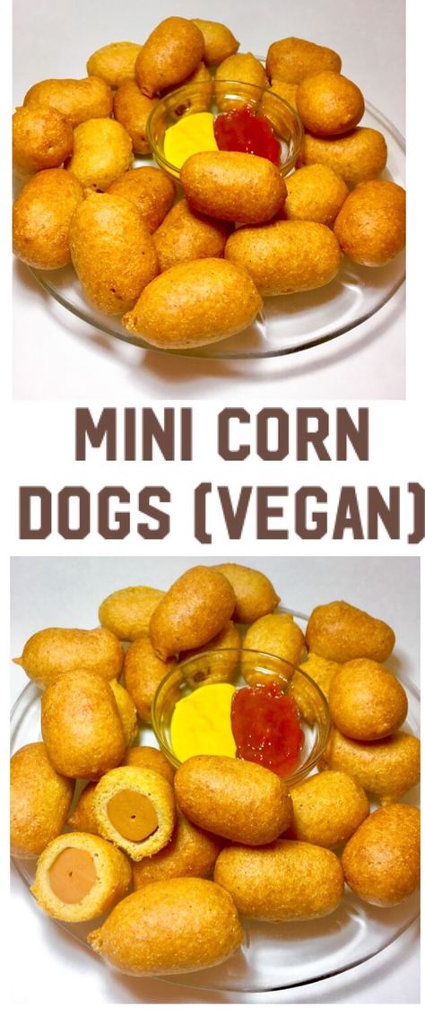 Vegan Corn Dogs, Movie Drive In, Corn Dog Recipe, Movie Drive, Pretzel Dogs, Mini Corn Dogs, Corndog Recipe, Salty Recipes, Snacks Vegan