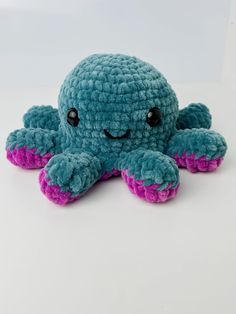 Crochet Reversible Octopus, Octopus Crochet Pattern Free, Crochet Reversible, Reversible Octopus, Octopus Crochet, Octopus Crochet Pattern, Crochet Octopus, Crochet Plushies, Crochet Animals Free Patterns