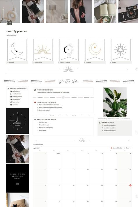 Aesthetic Notion Planner - Monthly Planner plannergratuito #weeklyfinancialplanner #weekly_planner_aesthetic💡 Study Planner Free, Life Planner Organization, Aesthetic Notion, Free Daily Planner, Notion Planner, Weekly Planner Free, Planner Writing, Monthly Planner Template, Planner Minimalist