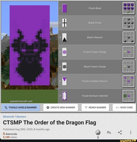 Minecraft Banners Designs, Flag Minecraft, Banner Minecraft Tutorials, Cool Banner Designs Minecraft, Cool Minecraft Banners, Minecraft Banner Patterns, Banner Patterns, Order Of The Dragon, Construction Minecraft