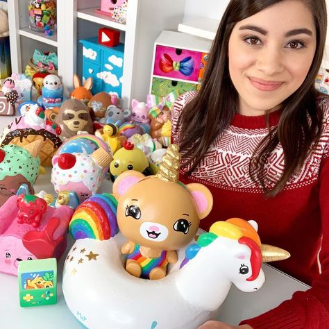 Moriah Elizabeth | Art/Crafts on Instagram: “I’m surrounded by a ton of my squishy makeovers.....why aren’t they on their normal place on the shelf I wonder?? Dun. Dun. DUUUN.…” Moriah Elizabeth Squishies, Moriah Elizabeth Youtube Videos, Moriah Elizabeth Art, Squishy Makeovers, Mariah Elizabeth, Christmas Party Treats, Moriah Elizabeth, Thrift Store Makeover, 2010s Nostalgia