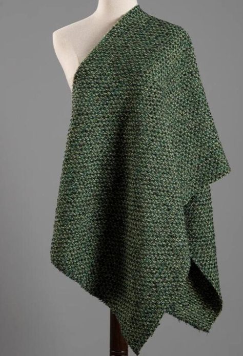 Green tweed suit