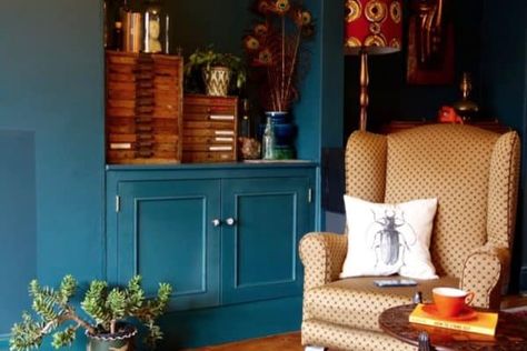 Teal Valspar Sherwood Forest Toadstool Teal Valspar, Teal Topaz Johnstones Paint, Tantalizing Teal, Teal Cupboards, Deep Teal Paint Lowes, Teal Wardrobe Furniture, Teal And Gold Wallpaper, Teal Velvet Sofa, Teal Interiors