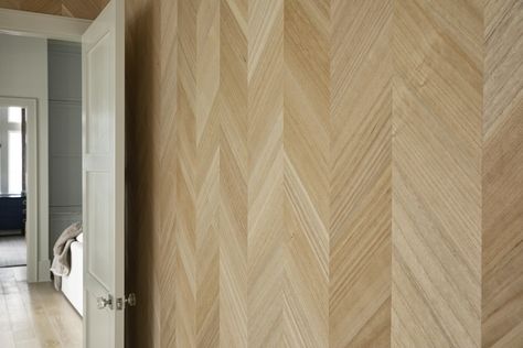 Wood Look Wallpaper, House Elevator, Wallpaper Thibaut, Decorators White Benjamin Moore, Cabin Wallpaper, Dream Beach House, White Coverlet, Capel Rugs, Look Wallpaper