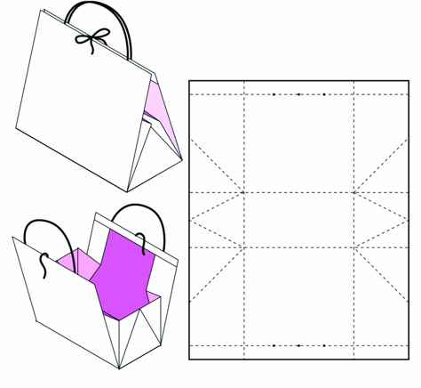 Box Packaging Templates, Best Origami, Diy Gift Box Template, Paper Box Diy, Origami Bag, Packaging Template Design, Idee Cricut, Packaging Ideas Business, Packaging Template