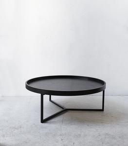 Tivoli Round Coffee Table / 100cmD/ Black Black Round Coffee Table, Modern Black Coffee Table, Round Black Coffee Table, Round Coffee Table Living Room, Round Metal Coffee Table, Mediterranean Living Room, Bali Decor, Black Coffee Table, Round Coffee Table Modern