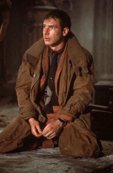 Harrison Ford Blade Runner 1982 Blade Runner Coat, Deckard Blade Runner, Harrison Ford Blade Runner, Blade Runner Art, Tyrell Corporation, Blade Runner 1982, Rick Deckard, Runner Quotes, Sean Young