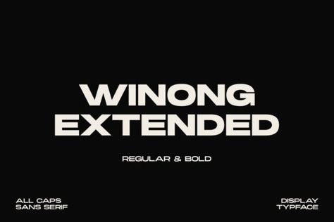 Winong Extended is a wide strong display sans serif font crafted & designed by Human Design. It can easily be matched to an incredibly large set of projects, so add it to your creative ideas, and notice how it makes them stand out! Winong Extended font is available for free download for personal use only. […] The post Winong Extended Font appeared first on FreeFontDL. Wide Fonts, Horror Font, Cap Display, Modern Calligraphy Fonts, Minimalist Layout, Modern Sans Serif, Font A, Font Free, Vintage Typography