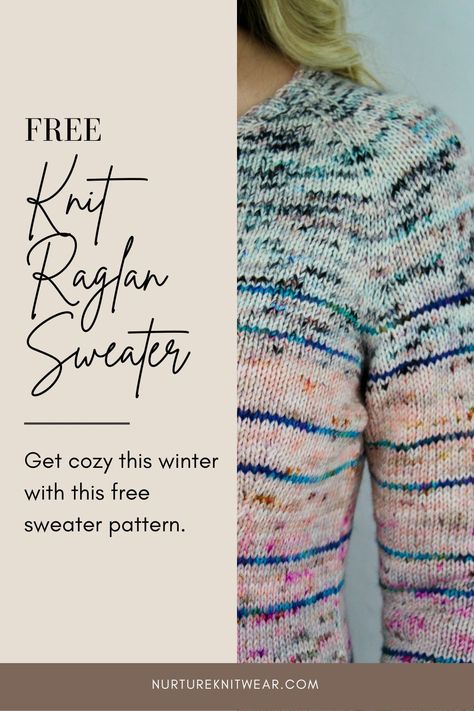 Dive into the vibrant world of knitting with our 'Glacier Run Sweater' pattern. This free, beginner-friendly Raglan sweater pattern showcases the beauty of simple stitches, creating a cozy, chic garment perfect for winter. Ignite your creativity, embrace the craft, and stitch your own fashion masterpiece. Ready to embark on this DIY adventure? Learn more! Knit Sweater Pattern Dk Yarn, Sock Yarn Sweater Knitting Patterns, Knit In The Round Sweater Pattern Free, Free Raglan Sweater Knitting Pattern, V Neck Sweater Knitting Pattern Free, Worsted Weight Knit Sweater Pattern Free, Nordic Sweater Pattern Free, Scrap Yarn Sweater Pattern, Dk Sweater Knitting Pattern