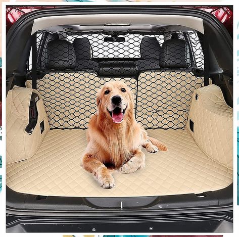 Q-DDOIT Dog Barrier 47" Wide Ideal for Trucks/SUVs/Full Sized Sedans Pet Restraint Car Backseat Divider Vehicle Gate Cargo Ar Dog Car Barrier, Car Backseat, Dog Barrier, Travel Trunk, Dog Gate, Pet Gate, Pet Car, Dog Car, Dog Travel