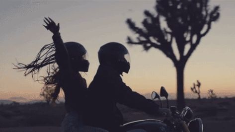 via GIPHY 2 People Motorcycle, Ariana Into You, Riding On The Back Of A Motorcycle, Into You Ariana Grande Aesthetic, Couple Music Aesthetic, Summer Music Aesthetic, Ariana Grande Into You, Into You Ariana Grande, Music Couple Aesthetic