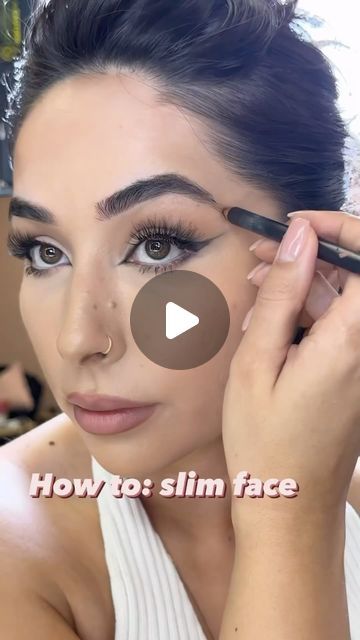 It’s_suchi_01 on Instagram: "How to slim face contour 
#instadaily #reelsinstagram #contour #makeuptutorial" Slim Face Makeup, Slim Face, Contour Face, Face Contour, Slimmer Face, Face Contouring, February 19, Healthy Diet Plans, Makeup Tutorial