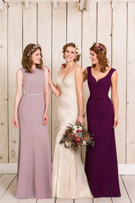 Bridesmaid Dress Shopping BRIDESMAIDS DRESS SHOPPING         Here are a few rules to help you plan for your bridesmaid dress shopping trip.     	IT STARTS WITH SELECTING YOUR TEAM: Make sure you select your bridesmaids based on who has ever shared the same love as you do. This will affect the whole wedding and bridal shower proceedings. Bride Maid Dresses, Dresses For Bridal Shower, Flattering Wedding Dress, True Bride, Dresses Western, Bridesmaid Gowns, Wedding Dress Pictures, Dress Shopping, Bride Look