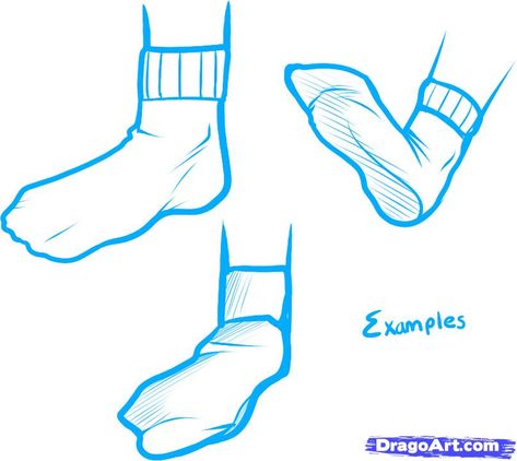 how to draw socks Sock Reference, Sock Drawing Reference, Socks Drawing Reference, Anime Socks Reference, Socks Reference, How To Draw Socks Anime, How To Draw Socks, Socks Art Drawing, Drawing Socks Sketches