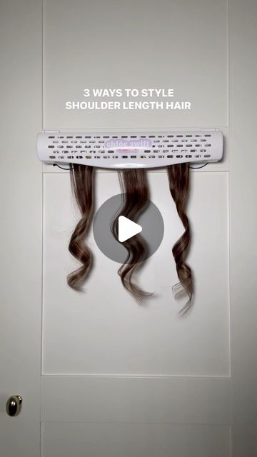 Chlöe Swift ~ Pro Hair Tips & Tutorials on Instagram: "3 ways to style shoulder length hair 🫶🏼 
hot brush, flat iron or curling iron - which style do you like? 

#hairstyles #hairideas #mediumhair #chloeswiftstylist" Rotating Curling Iron, Curling Iron, Shoulder Length Hair, Shoulder Length, Flat Iron, Hair Hacks, Medium Hair Styles, Hair Makeup, Makeup