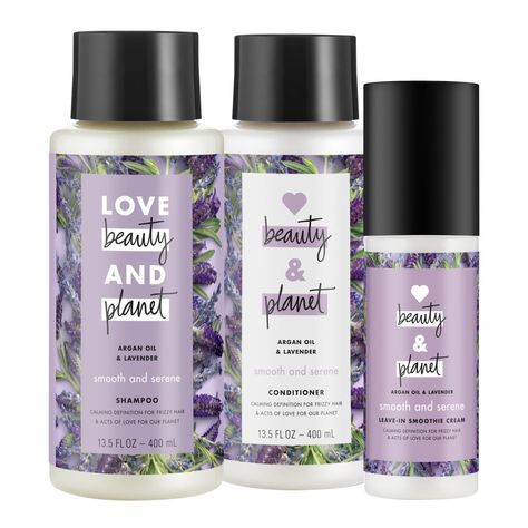 Love Beauty Planet, Beauty And Planet, Anti Frizz Shampoo, Lavender Shampoo, Silicone Free Shampoo, Beauty Planet, Shampoo And Conditioner Set, Argan Oil Hair, Coconut Oil Hair