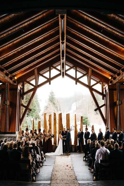 Chelsi + Jason's wedding ceremony at Nita Lake Lodge in Whistler, BC, Canada.   Winter Wedding Ideas // Destination Wedding Ideas // Whistler Wedding Inspiration // Mountaintop Wedding Inspiration // Rocky Mountain Bride Whistler Canada Wedding, Wedding Venues Canada, Nita Lake Lodge Wedding, Winter Wedding Locations, Nita Lake Lodge, Winter Canada, Foggy Winter, Whistler Wedding, Mountaintop Wedding