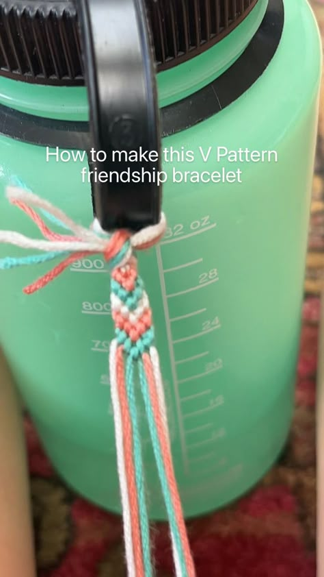 Pin on Idea Pins by you Easy Bracelet Patterns, Diy Friendship Bracelets, Diy Bracelets With String, Diy Friendship Bracelets Tutorial, Braided Bracelet Diy, Bracelets Tutorial, Yarn Bracelets, Friendship Bracelet Patterns Easy, Cute Friendship Bracelets