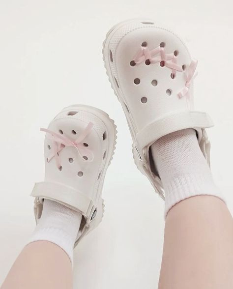 【 image by me | please do not repost without credits 】 follow for more ! 𐙚 #crocs #lace #ribbons #pink #coquette #pearls #coquetteshoes #pinterest #instagram #coquettegirl #itgirl Coquette Pearls, Pink Crocs, Coquette Pink, Pink Coquette, Follow For More, Ribbon, Lace, Pink, On Instagram