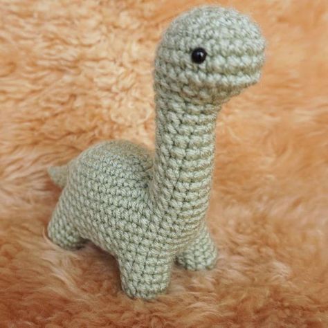 No Sew Amigurumi, Crochet Dinosaur Patterns, Easy Crochet Animals, Crochet Dinosaur, Pola Amigurumi, Dinosaur Plush, Kawaii Crochet, Dinosaur Pattern, Fun Crochet Projects