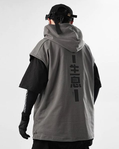 Techwear Shirt, Techwear Pants, Apocalyptic Clothing, Punk Style Outfits, Techwear Fashion, Souvenir Jacket, Harajuku Streetwear, Men Stylish Dress, Edgy Look