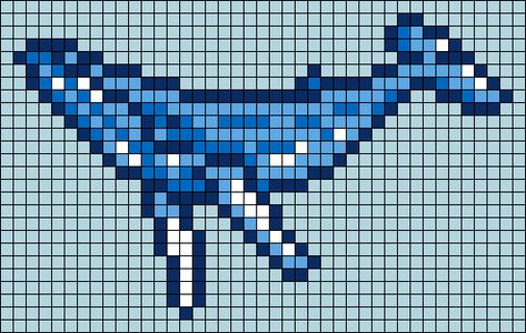 Whale Tapestry Crochet, Whale Shark Perler Bead, Octopus Alpha Pattern, Perler Bead Patterns Sea Animals, Sea Animal Perler Beads, Sea Creature Pixel Art, Whale Alpha Pattern, Blue Alpha Pattern, Whale Shark Pixel Art