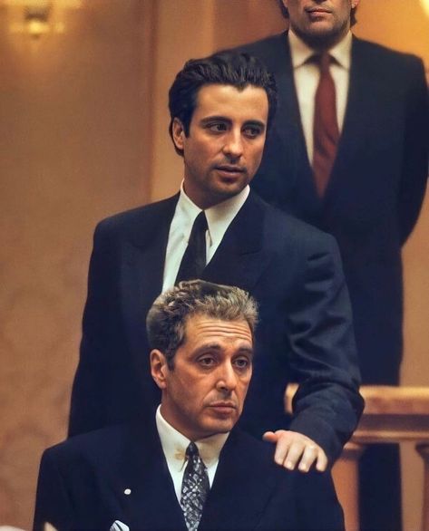 42 Likes, 2 Comments - Gentlemen's Crate (@gentlemens.crate) on Instagram: “Andy Garcia and Al Pacino ... do u know this movie ?...” The Godfather Part Iii, Godfather Movie, Hollywood Photography, Gentleman Lifestyle, Korean Male Actors, Andy Garcia, Cool Picks, Tony Montana, Al Pacino