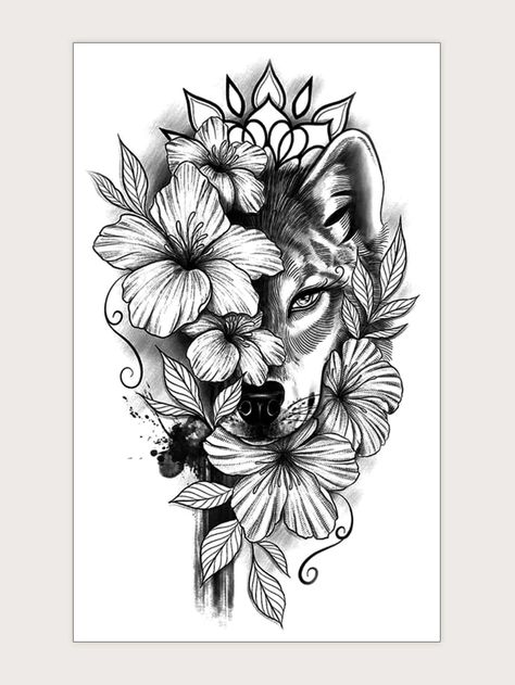 Wolf Print Tattoo, Wolf Tattoos For Women, Underarm Tattoo, Tool Tattoo, Wolf Print, Tattoo Transfers, Wolf Wallpaper, Wolf Drawing, Wolf Tattoos