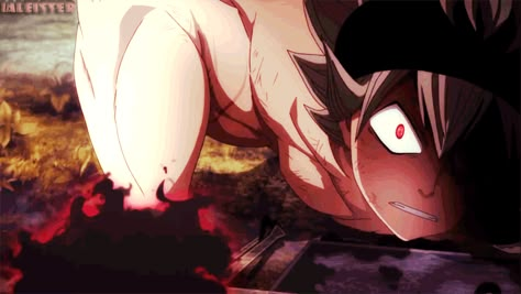 Black Asta gif || Black Clover #demon #blackclover #anime #manga #gif #plusultra Black Clover Asta Demon Form, Asta Demon, Black Clover Asta, Demon Form, Black Clover, The Story, Gif, Books, Red