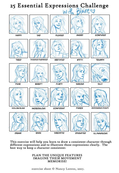 Drawing reference by burdge Burdge Bug, Expression Challenge, Drawing Face Expressions, Drawing Expressions, Facial Expression, Face Expressions, Character Sheet, Character Design References, Facial Expressions