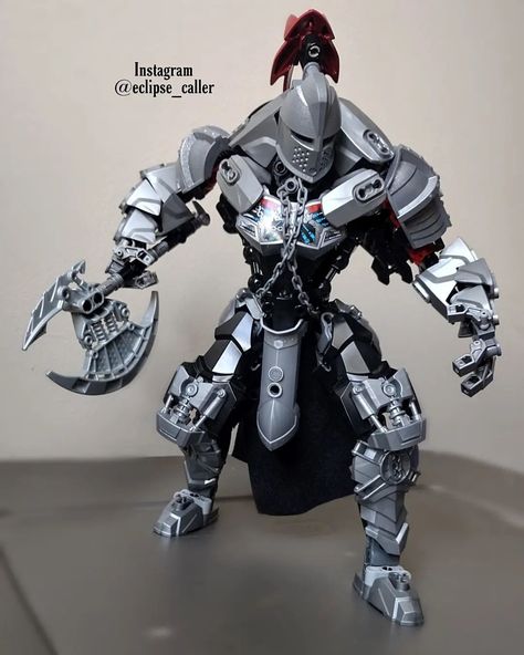 Demon slayer Targrey #bionicle #lego #knight | Instagram Lego Bionicle Moc, Lego Dnd, Lego Frame, Lego Hero Factory, Lego Dragon, Bionicle Heroes, Lego Knights, Bionicle Mocs, Hero Factory